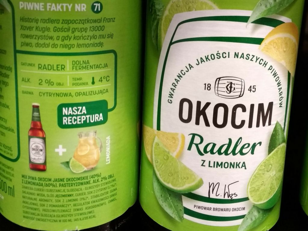 Okocim radler skład