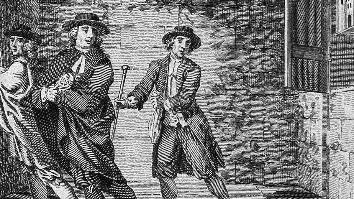 Ilustracja Thomasa Blood i jego wspólników 