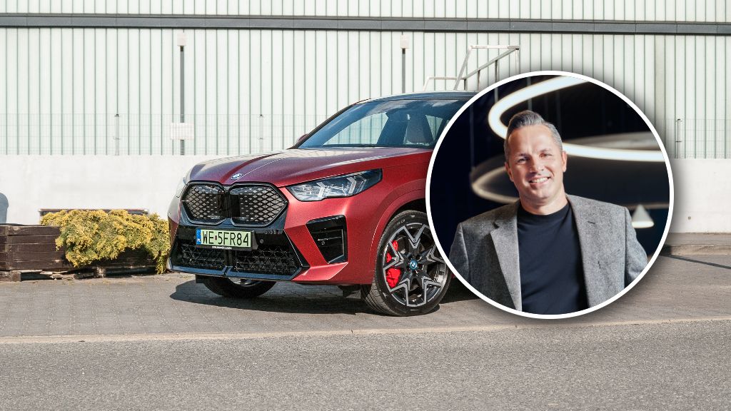 Nowe BMW iX2 i Łukasz Czańka