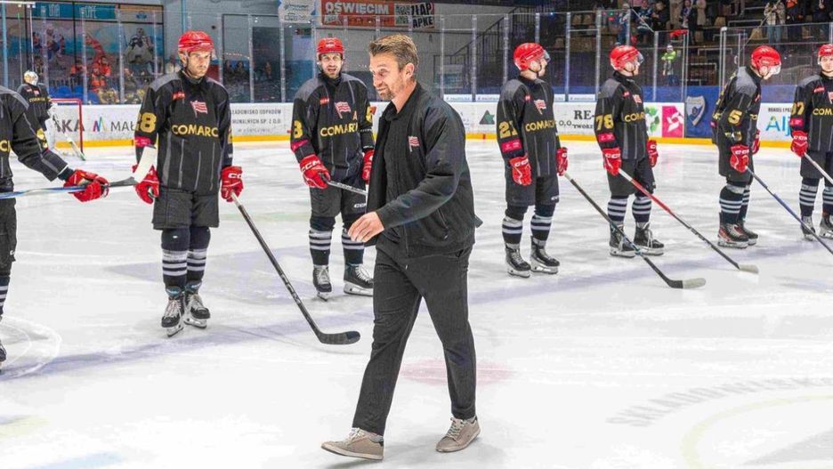 Krystian Dziubiński, trener Comarch Cracovii (fot. Jarosław Fiedor)