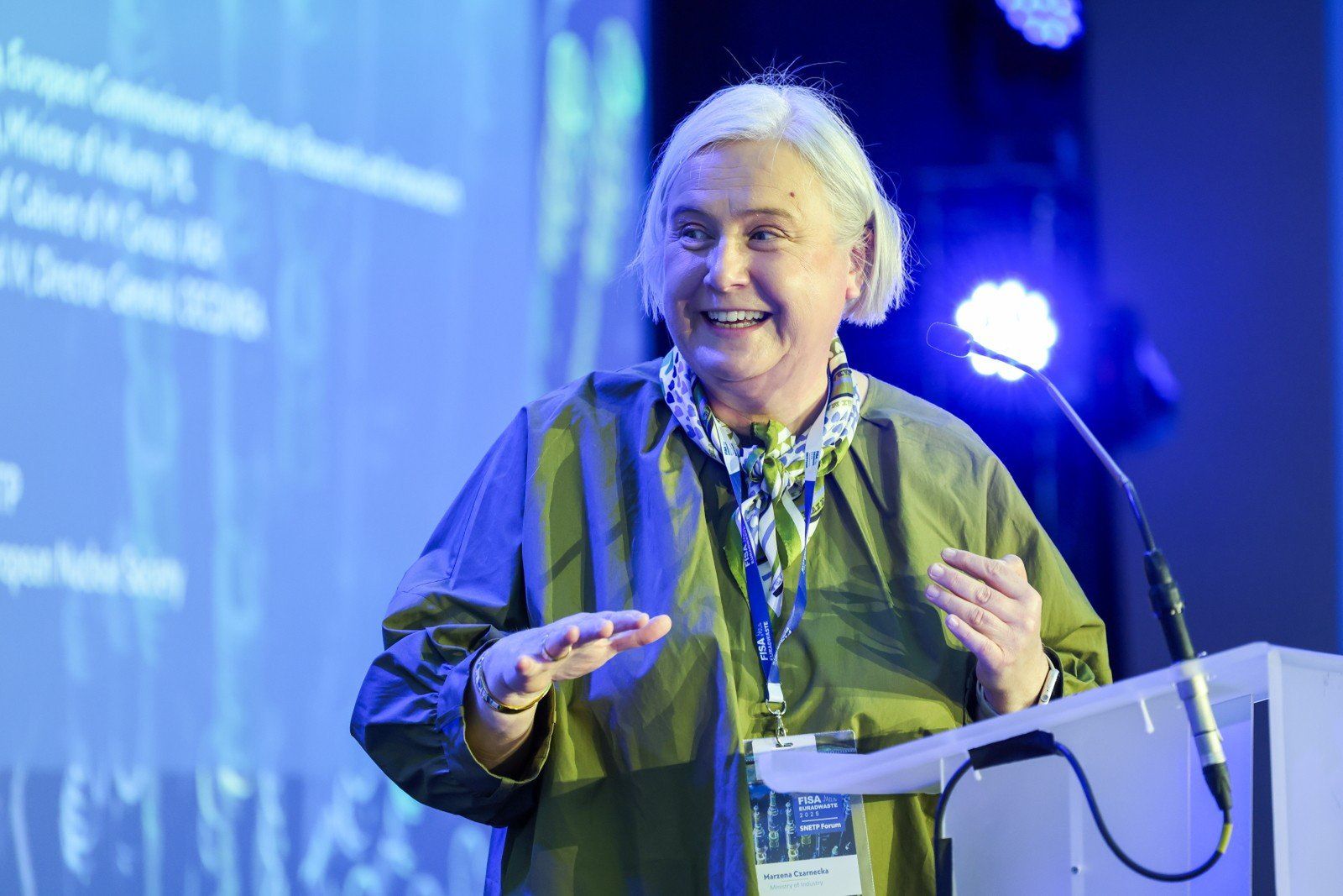 Minister przemysłu Marzena Czarnecka