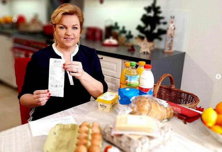 Katarzyna Bosacka odtworzyła "koszyk Dudy"