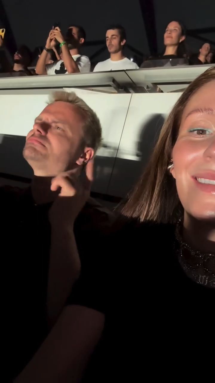 Marcin Hakiel i Dominika Serowska na koncercie Kanye Westa