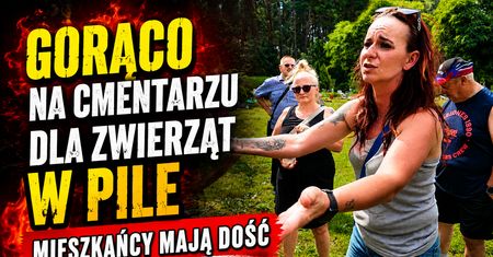 Burza na cmentarzu dla zwierząt w Pile. Mieszkańcy nie odpuszczają!