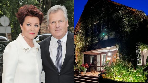 Mazurska willa Kwaśniewskich to prawdziwy LUKSUS. Basen i prywatny kort to nie wszystko [ZDJĘCIA]