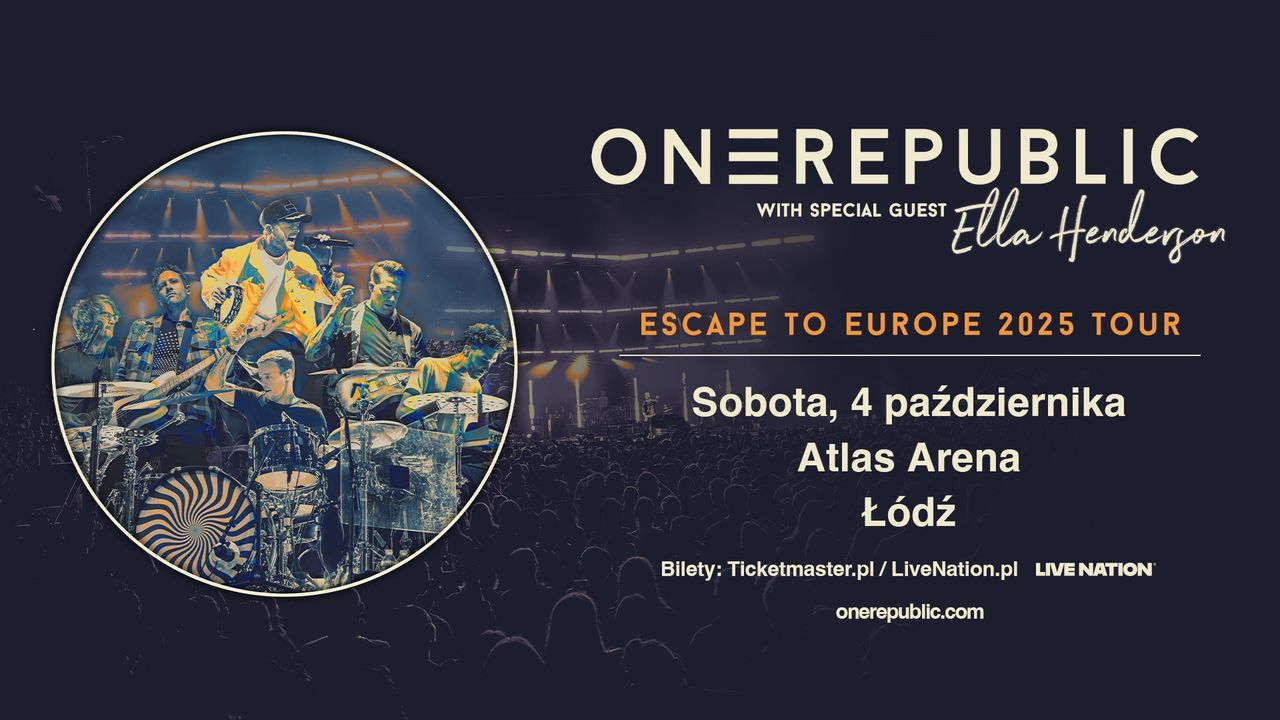 OneRepublic zagrają koncert w Polsce. Rusza sprzedaż biletów