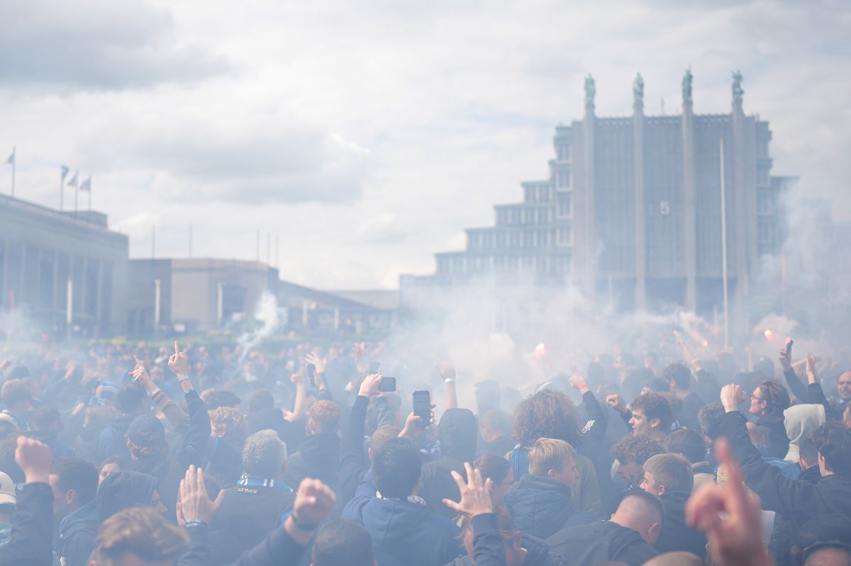 Ausschreitungen vor Pokalfinale: Polizei greift in Brüssel ein