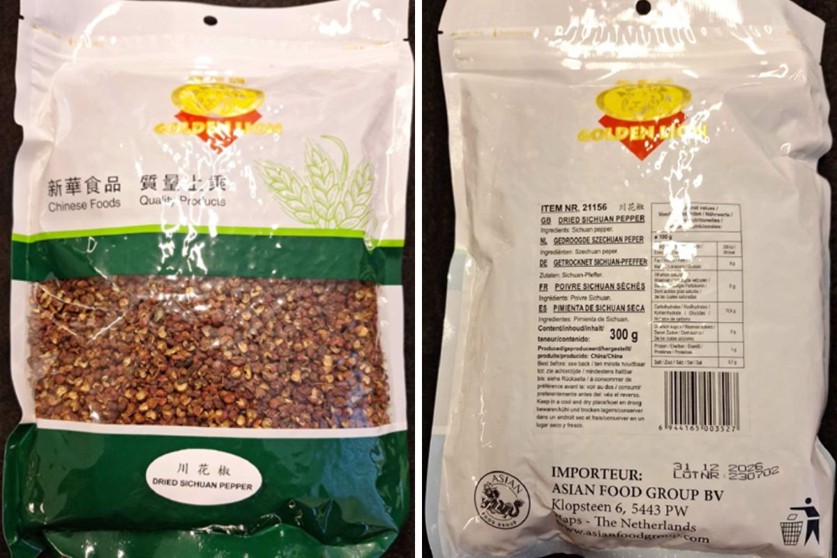 GIS poinformował o wycofaniu partii pieprzu syczuańskiego