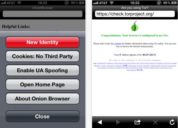 Onion Browser - prywatne przeglądanie Sieci z poziomu iOS-a?