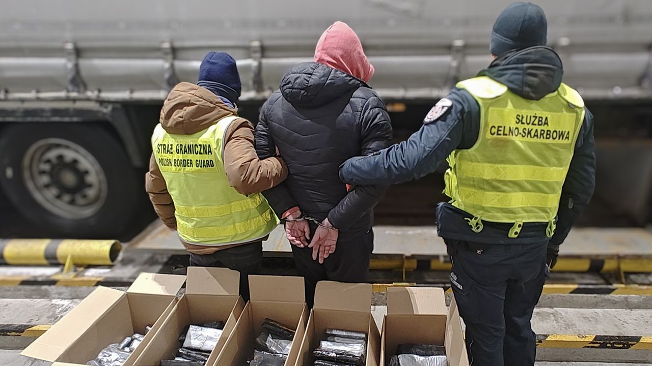Milionowy szmugiel na granicy: ponad 111 kg haszyszu w ciężarówce z częściami do maszyn