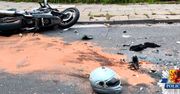 Radomsko: Kierowca dostawczaka wymusił pierwszeństwo motocykliście. Poszkodowany 33-latek trafił do szpitala