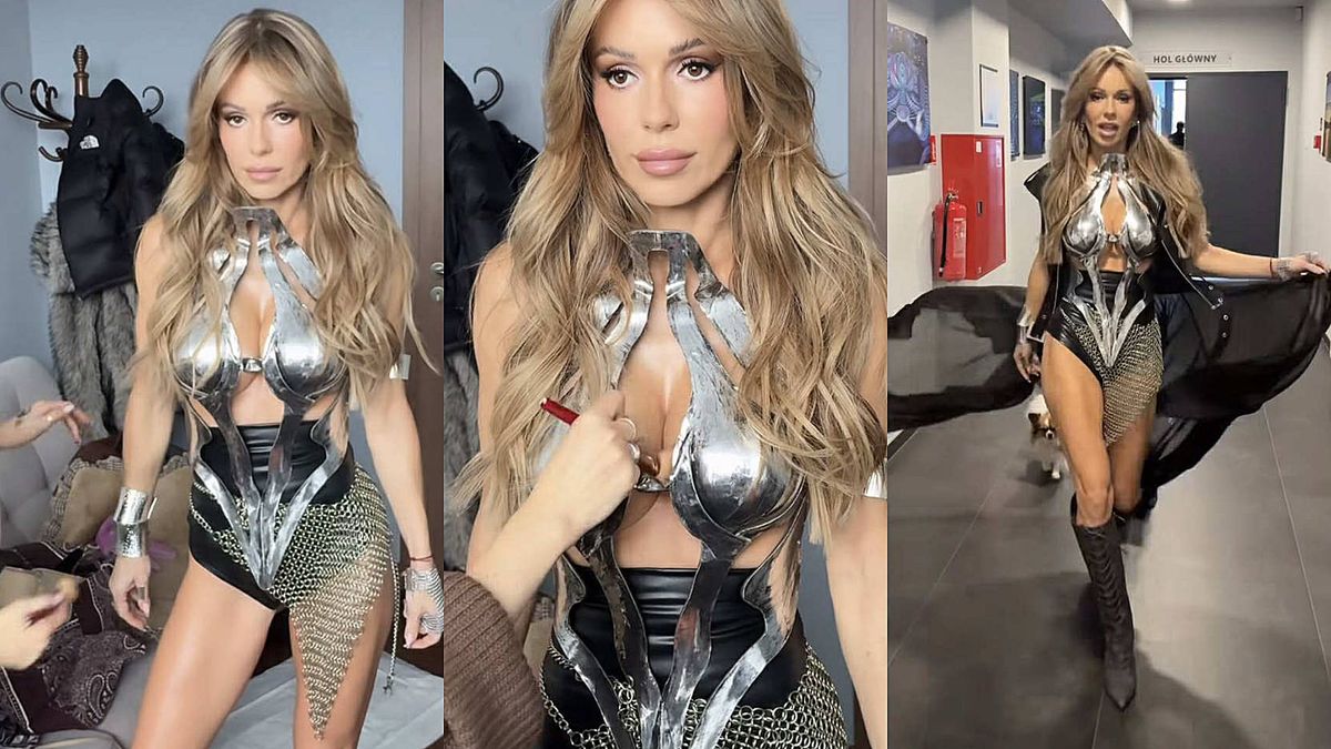 Doda w fikuśnej kreacji