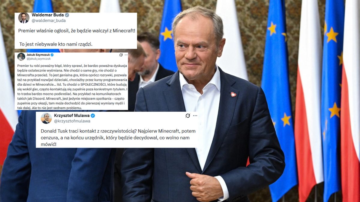 Komentarze po słowach Tuska