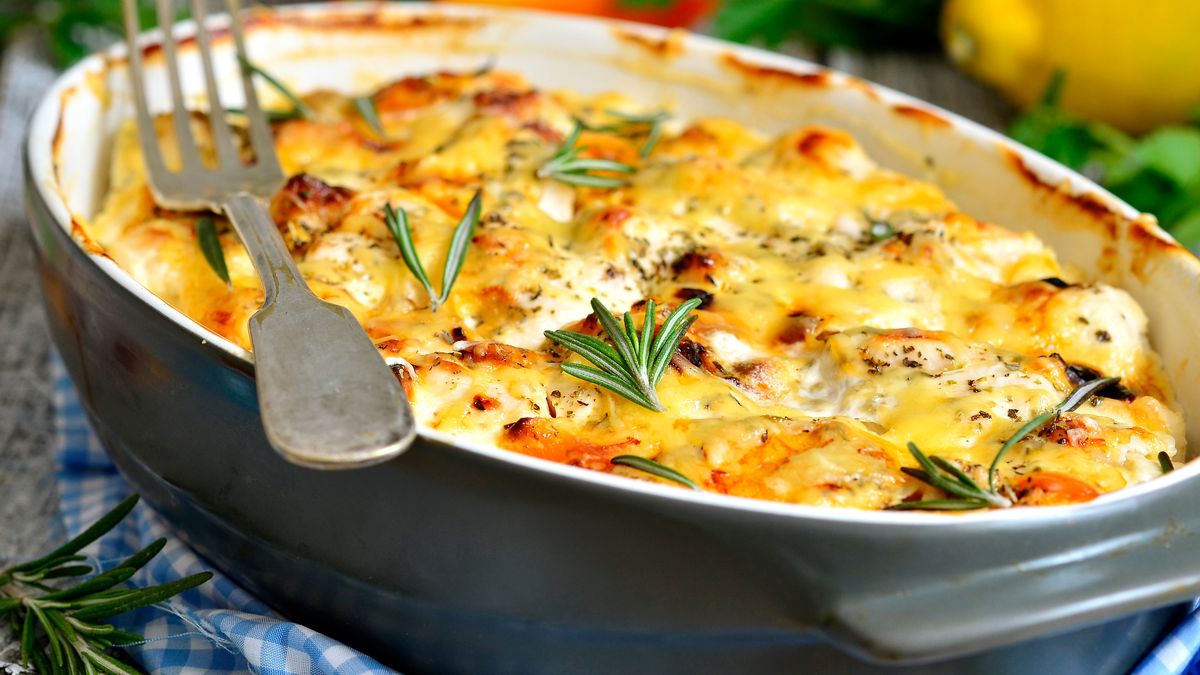 Zapiekanka z kurczakiem