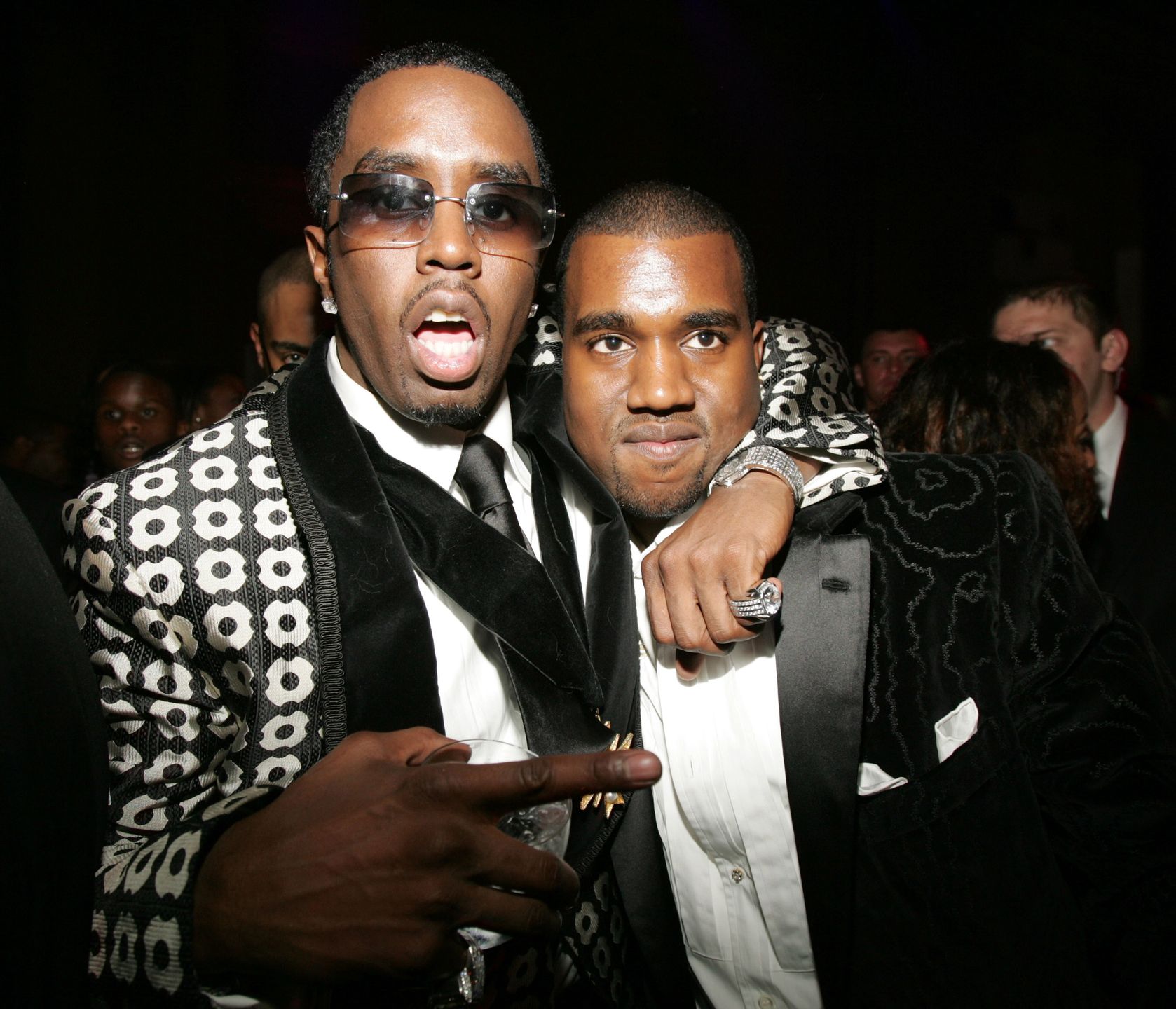 Sean "Diddy" Combs i Kanye West