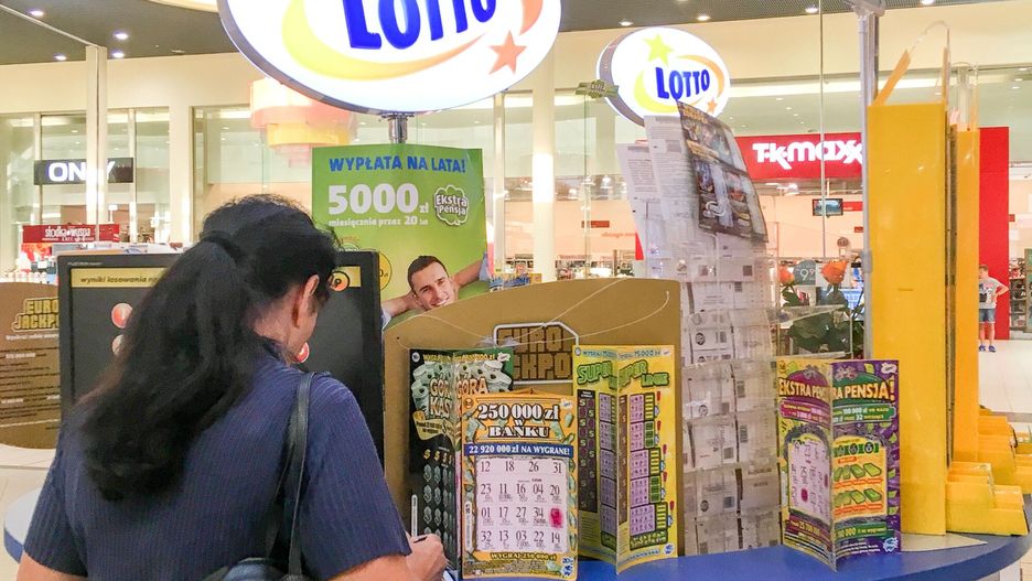 Kolektura Lotto. Zdjęcie ilustracyjne