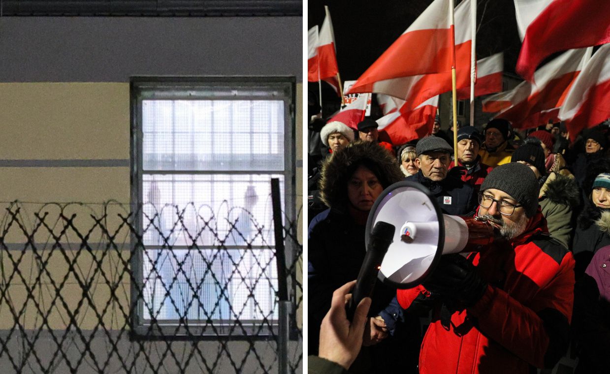 Wąsik w oknie więzienia. Pikiety przed zakładami karnymi