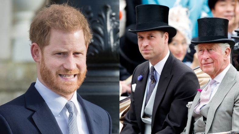 Książę Harry rozmawiał z Williamem i Karolem