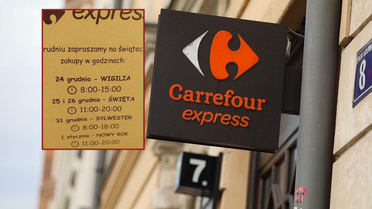 Carrefour Express czyny całe święta.