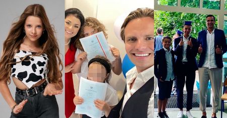 Celebryci chwalą się sukcesami dzieci w ostatnim dniu szkoły (ZDJĘCIA)