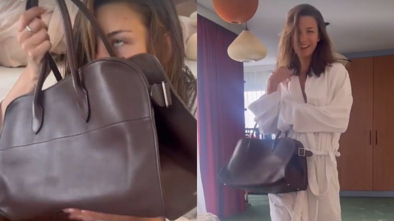 Julia Wieniawa chwali się drogą torebką