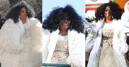74-letnia Diana Ross podbija Nowy Jork w gigantycznej narzucie
