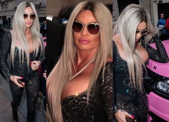 OGROMNE piersi Katie Price promują singiel w Londynie (ZDJĘCIA)