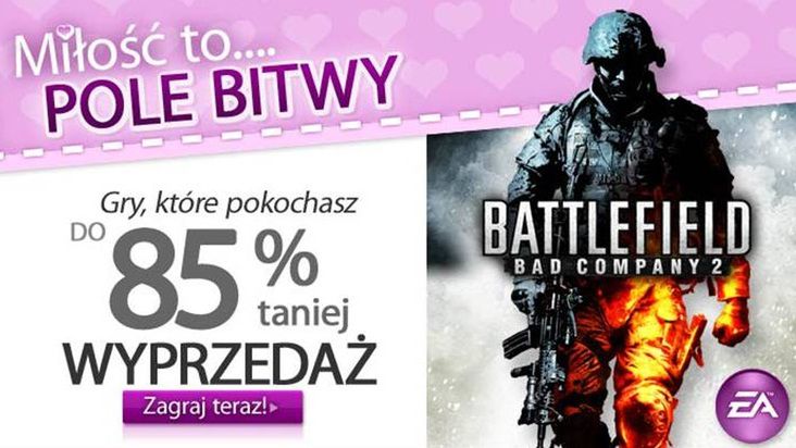 Miłość to pole bitwy, czyli walentynkowa promocja EA 1