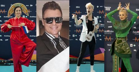 Eurowizja 2021. Wykonawcy na turkusowym dywanie i Rafał Brzozowski w hotelowym pokoju (ZDJĘCIA)