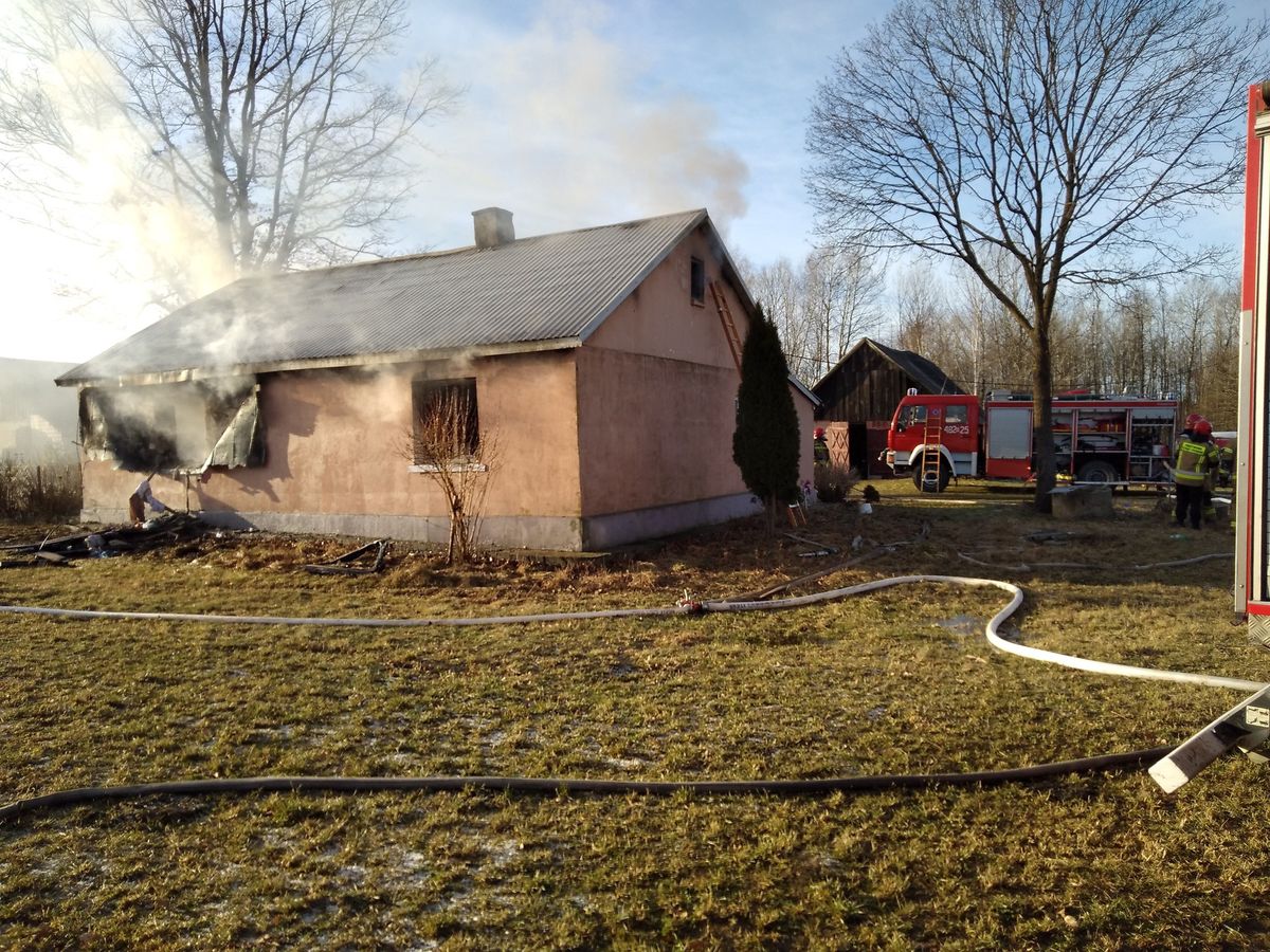 18 stycznia ub. roku palił się dom w jednej ze wsi w podlaskiej gminie Nowy Dwór