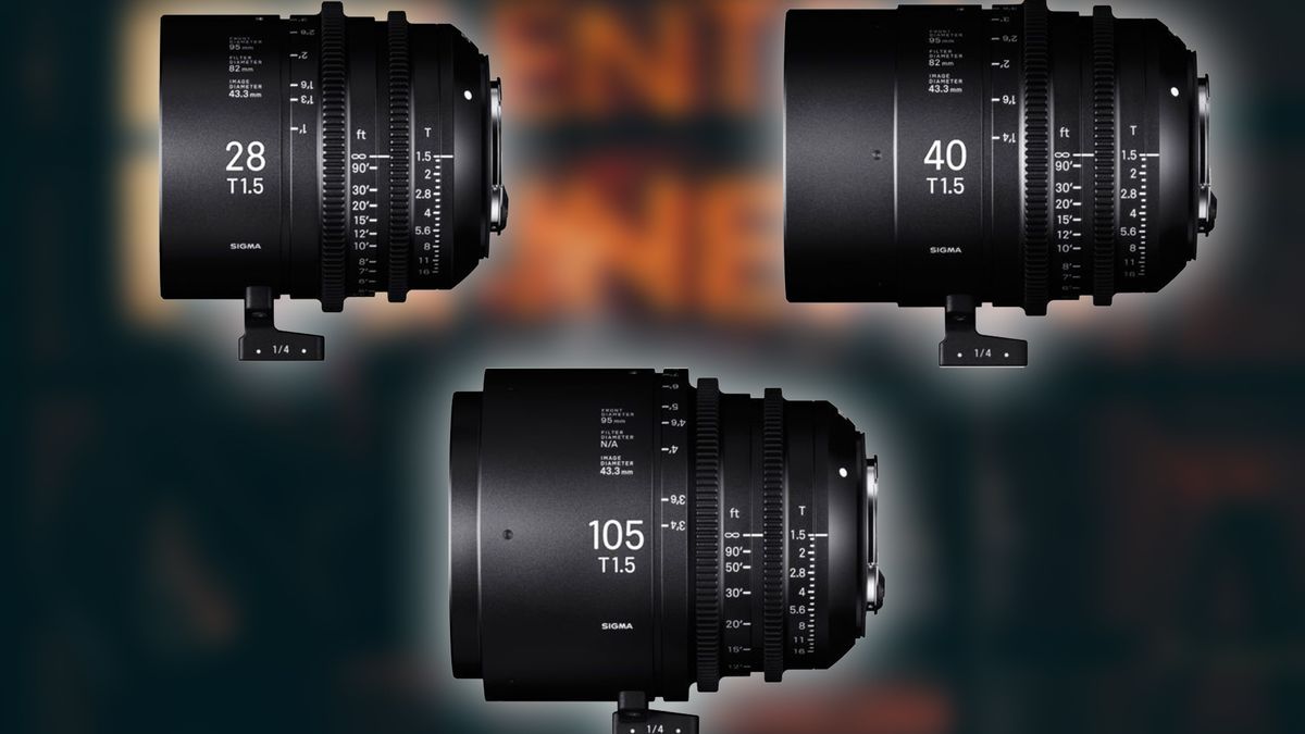 Sigma pokazuje 3 nowe obiektywy do filmowania o jasności T1.5: 28 mm, 40 mm oraz 105 mm 1
