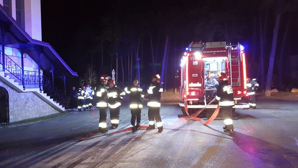 Pożar w kościele w Ostrowcu Świętokrzyskim