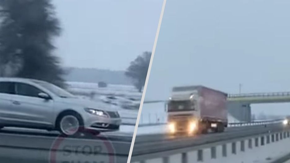 Pędzący volkswagen