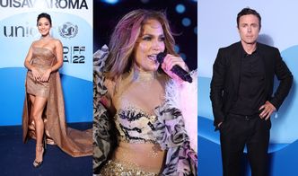 Gwiazdy bawią się na imprezie charytatywnej: Jennifer Lopez ze szwagrem, Vanessa Hudgens, Jared Leto... (ZDJĘCIA)