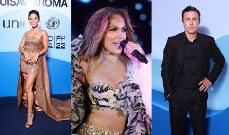 Gwiazdy bawią się na imprezie charytatywnej: Jennifer Lopez ze szwagrem, Vanessa Hudgens, Jared Leto... (ZDJĘCIA)