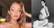 Gigi Hadid chwali się WIELKIM BRZUCHEM w ciążowej sesji: "Rośnie we mnie anioł" (ZDJĘCIA)