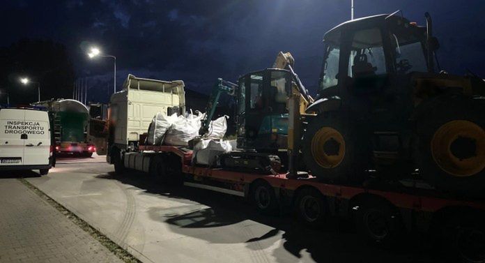 Nielegalny transport wapna i ładowarek. ITD zatrzymała kierowców