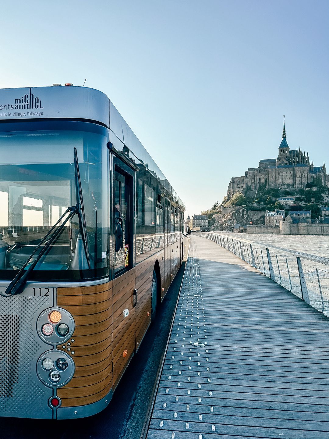 Do Mont Saint-Michel dojedziemy darmowym autobusem