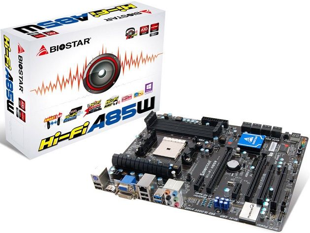 Biostar Hi-Fi A85W płyta gł&oacute;wna zdjęcie opakowanie