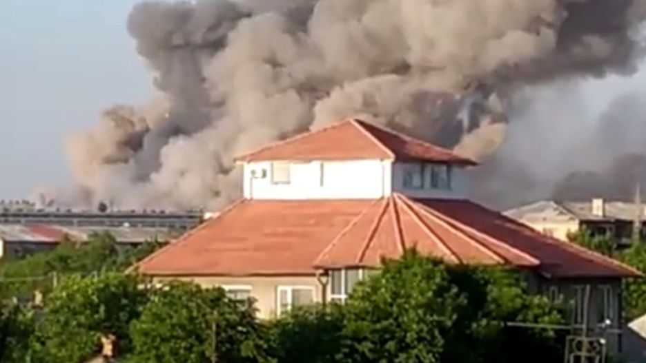 Wybuchy w składzie amunicji. Nagrania krążą w sieci 