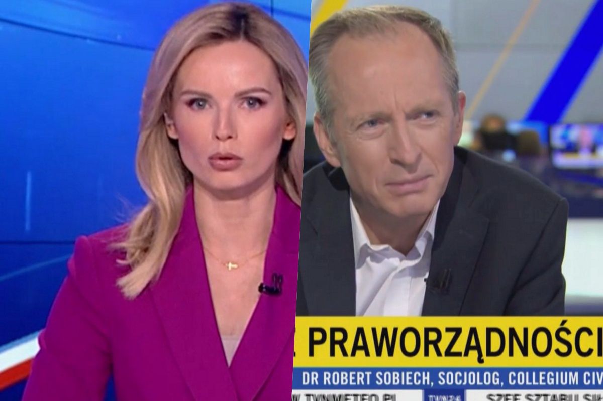 "Wiadomości" zaliczyły wpadkę, pokazując materiał TVN24