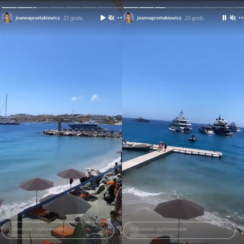 Joanna Przetakiewicz w końcu poleciała na Mykonos