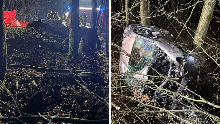 Tragiczny wypadek na trasie Kartuzy- Kiełpino