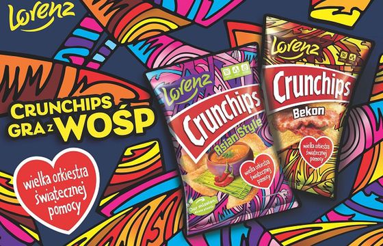 Jurek Owsiak zaprojektował opakowania Crunchips