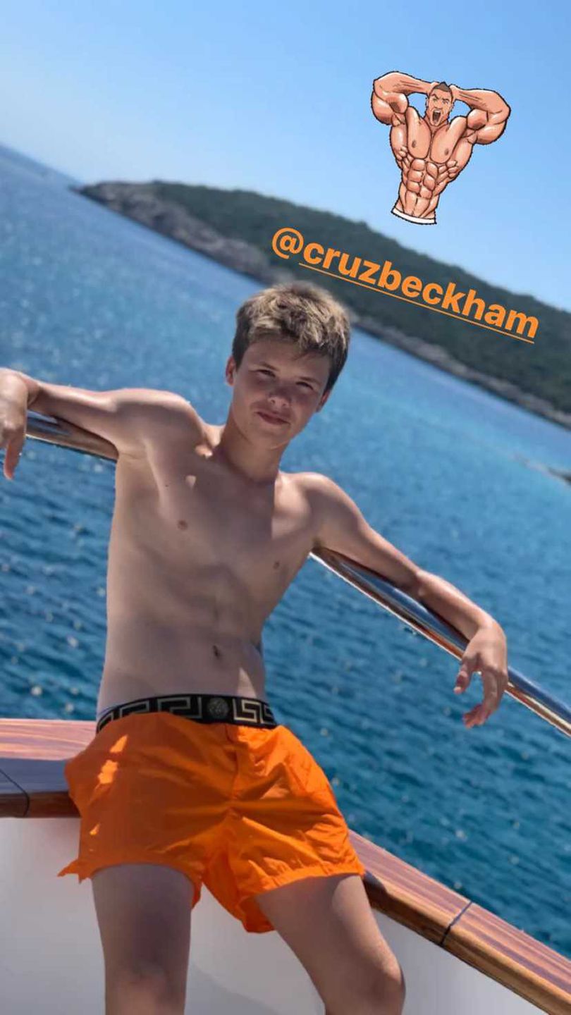 Cruz Beckham na wakacjach we Włoszech