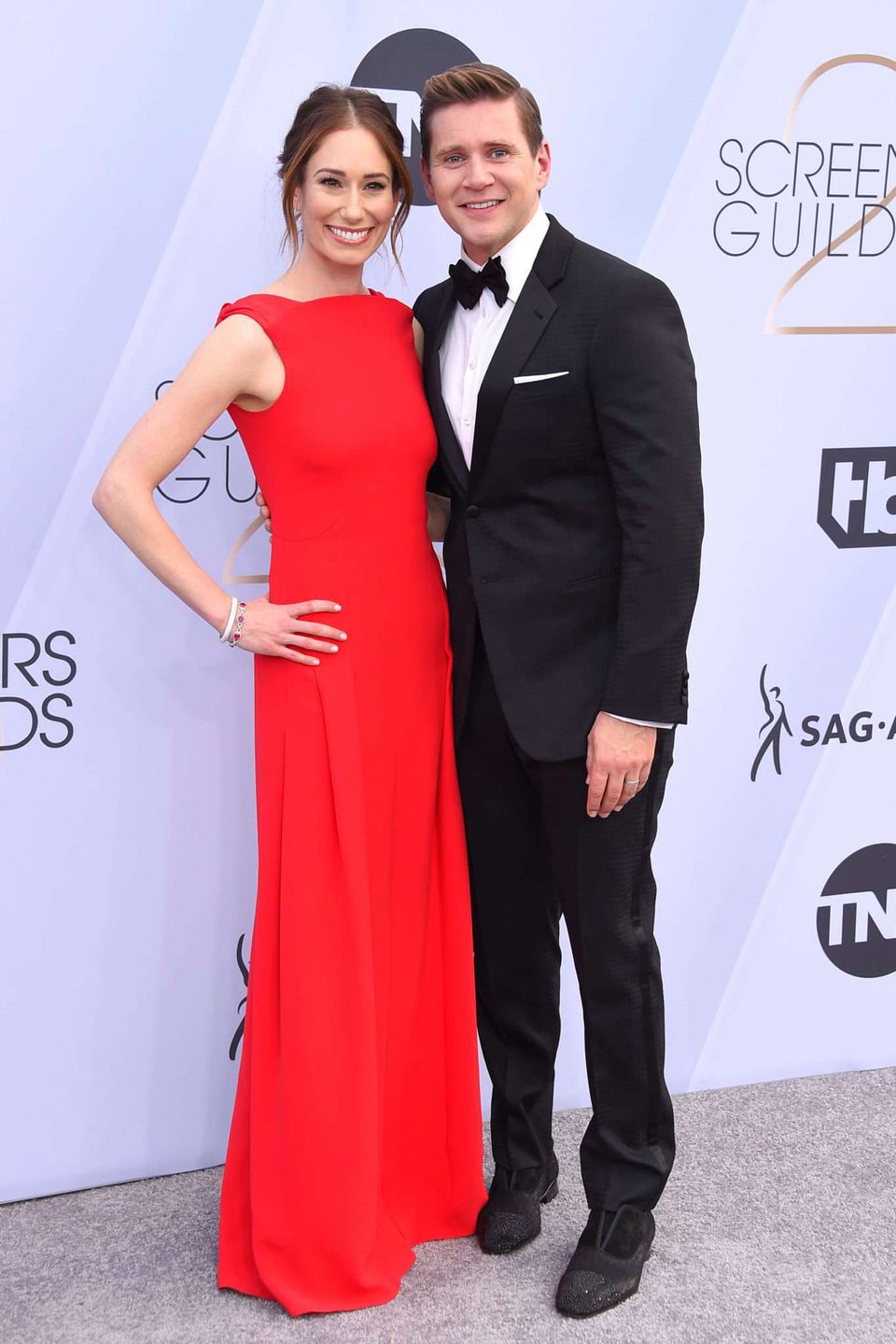Jessica Blair-Herman i Allen Leech - SAG Awards 2019