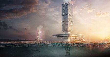 Drapacze chmur. Już wkrótce będą oczyszczały oceany ze śmieci