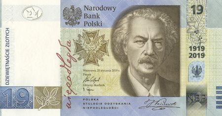 Banknot o nominale 19 zł rozszedł się w kilka godzin. Teraz jest wyceniany na 250 zł