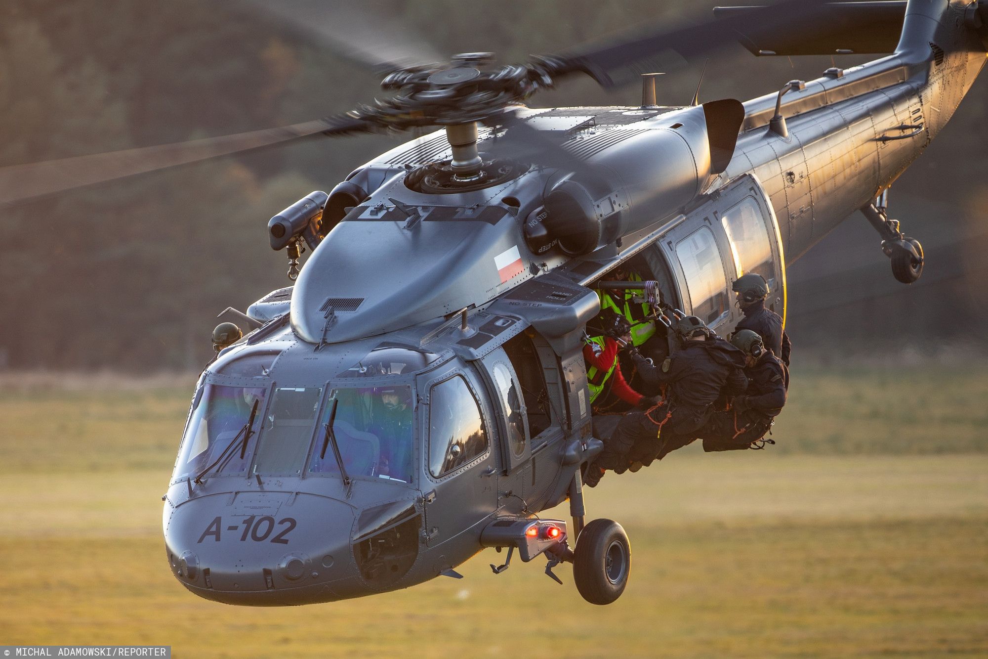 Black hawk należący do polskiej policji