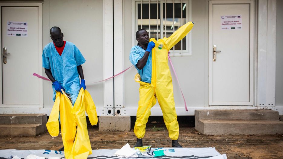 Pracownicy South Sudan's Health Ministry. 